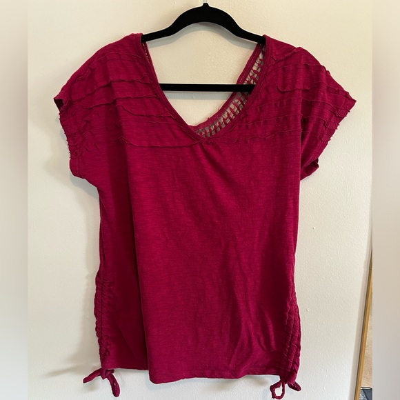 Maurices Summer Side Tie Shirt - Picture 2 of 8